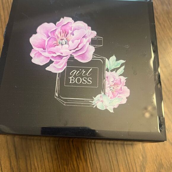 Other - Girl Boss Perfume Box with Floral Design